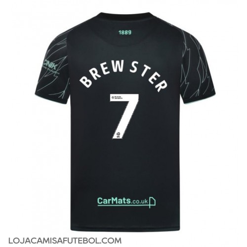 Camisa de Futebol Sheffield United Rhian Brewster #7 Equipamento Secundário 2024-25 Manga Curta